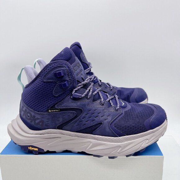 Hoka One One Anacapa 2 Mid GTX Trail Hiking Shoe Boots NIGHT SKY/OPAL Wms US 8.5 - Picture 5 of 11